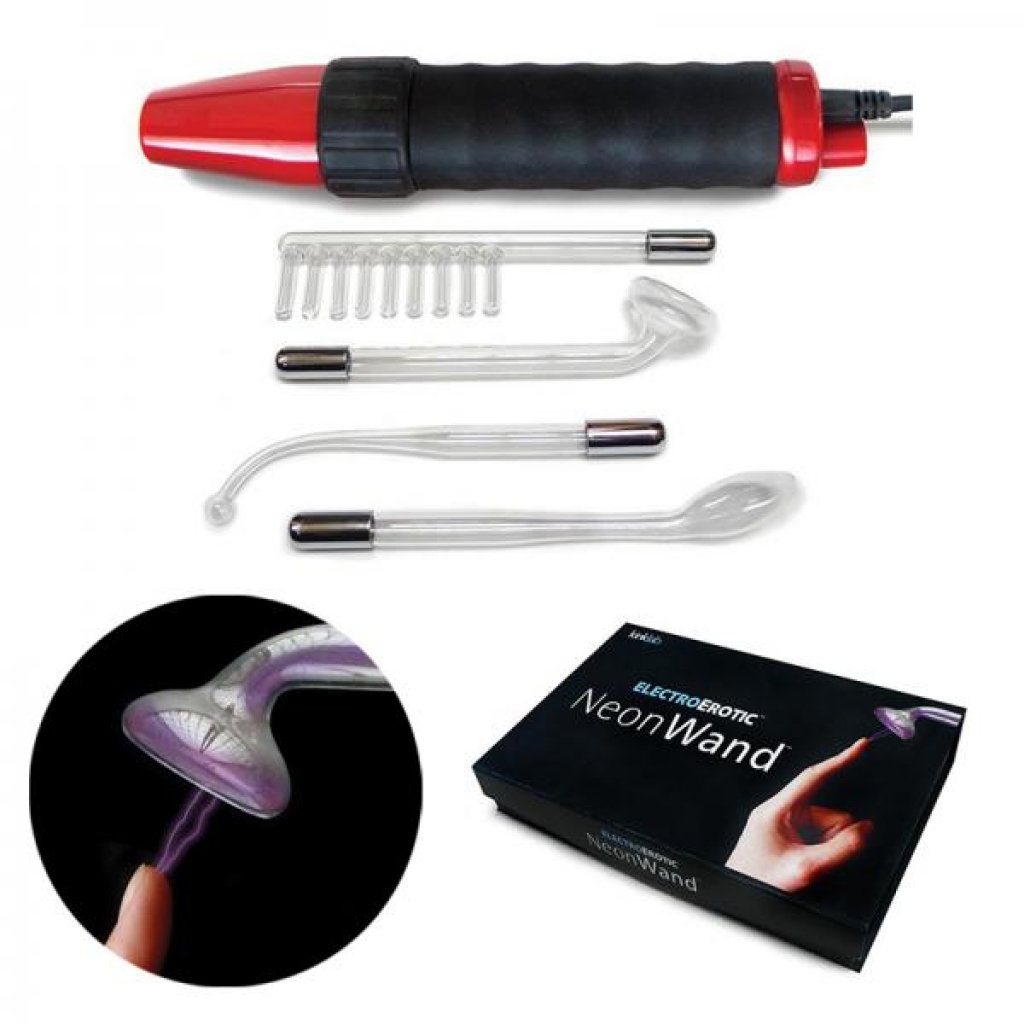 Kl Neon Wand Red Handle with Purple Electrode