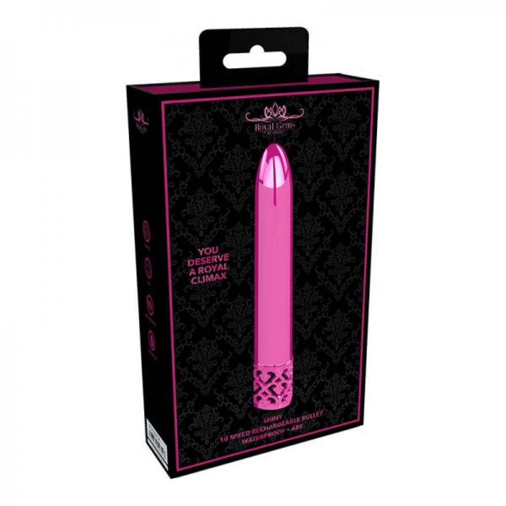 Royal Gems Shiny Rechargeable Bullet - Pink