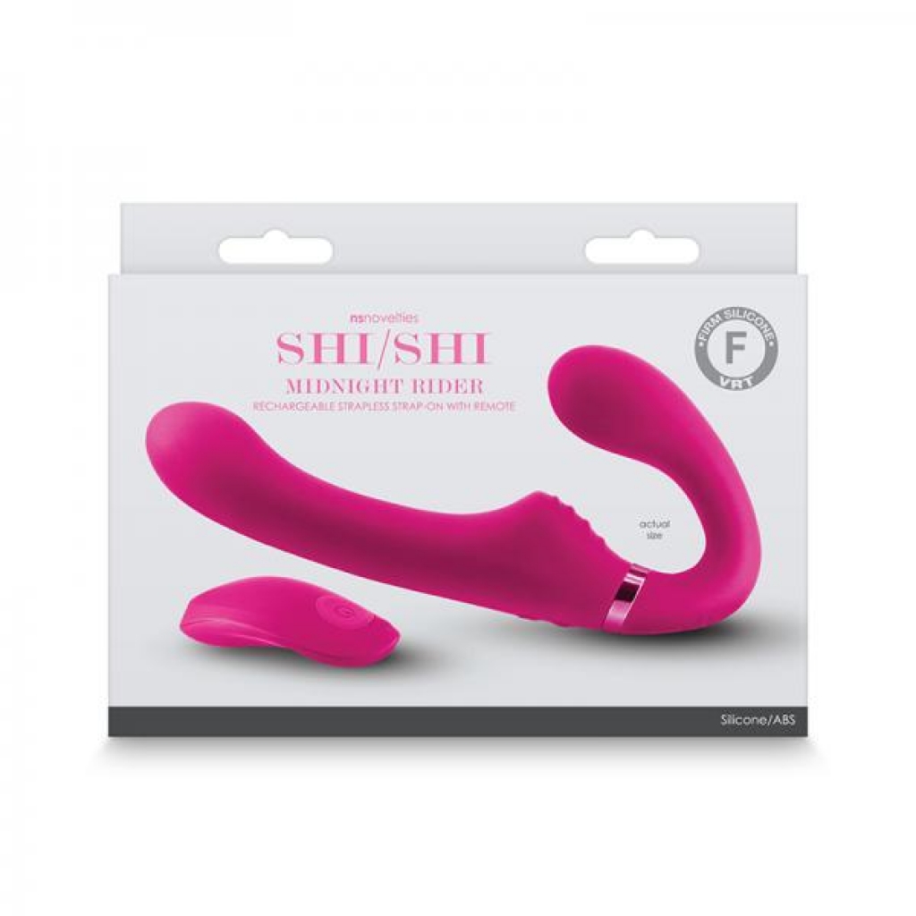 Shishi Midnight Rider Strapless Strap-On - Pink