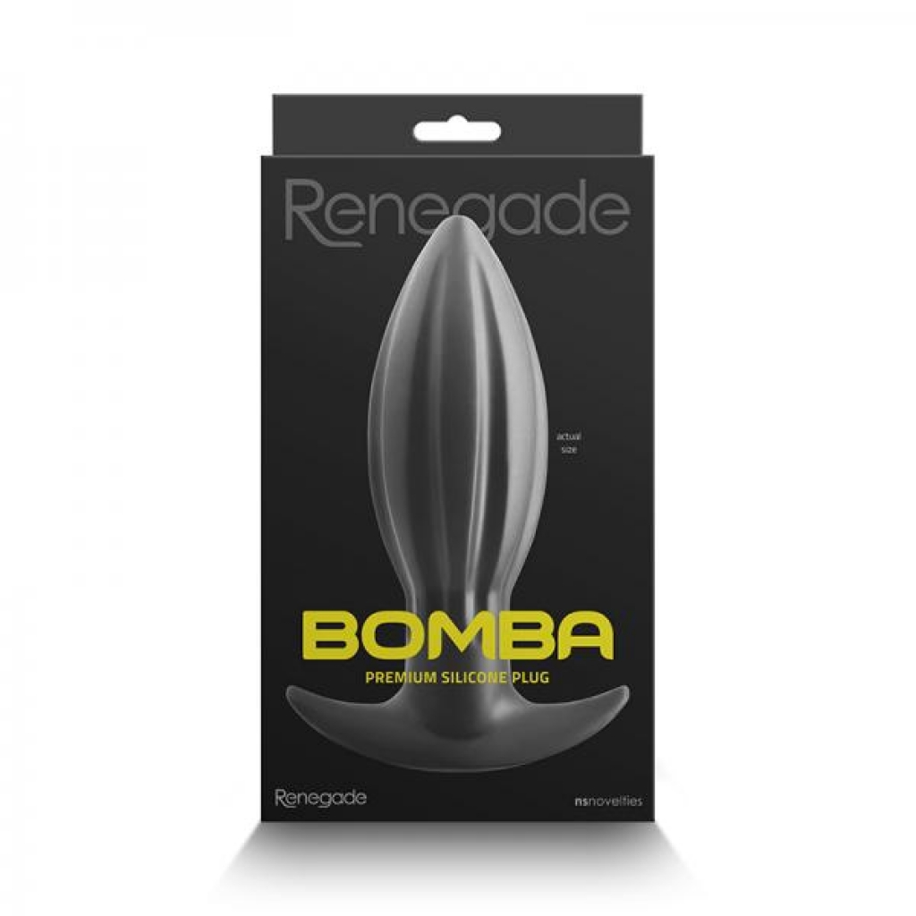 Renegade Bomba Anal Plug – Large Black