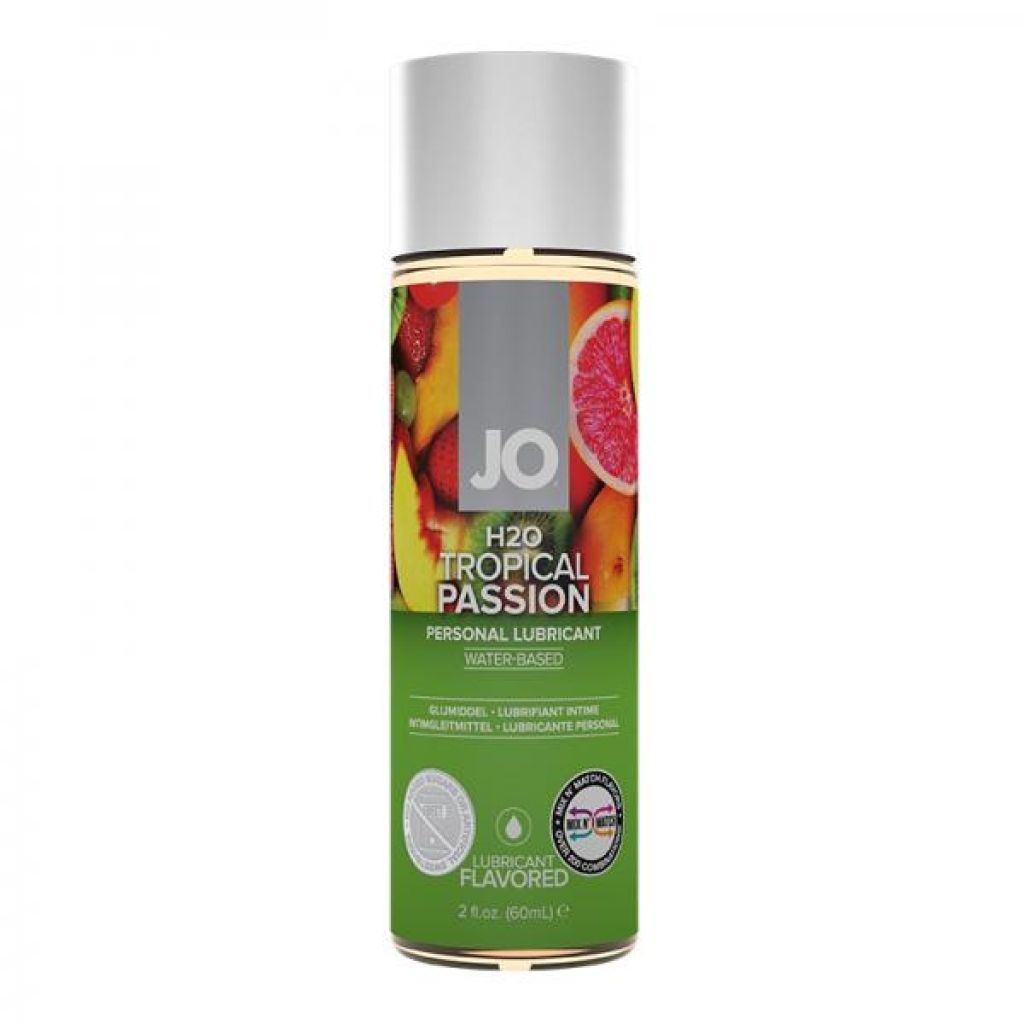 JO H2O Flavored Tropical Passion Lubricant 2 Oz.