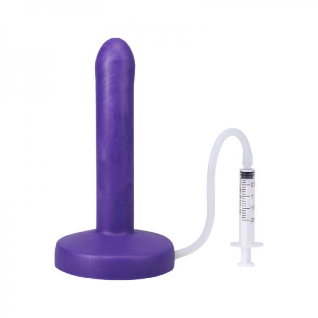 Tantus Pop Slim Squirting Dildo - Indigo Bag