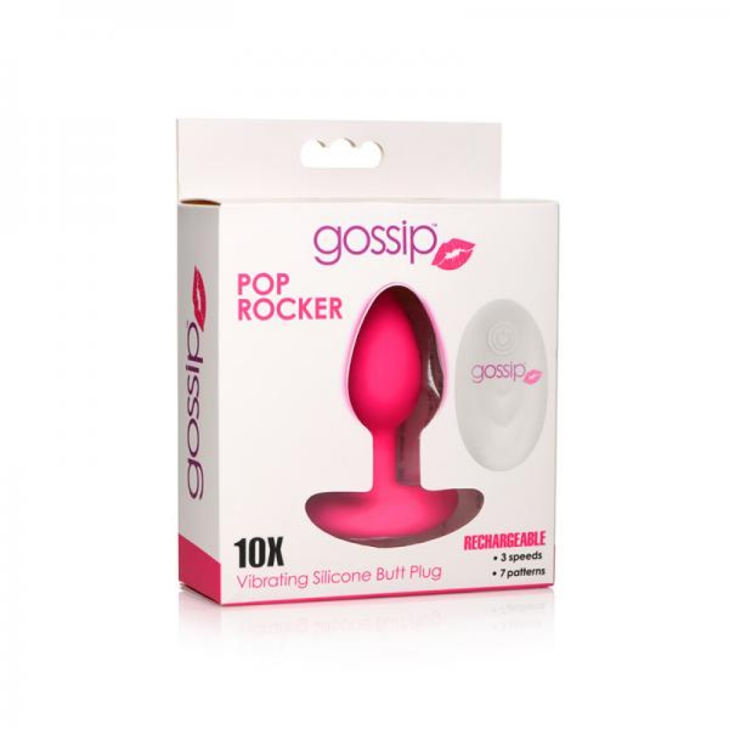 Gossip Pop Rocker - 10-Function Rechargeable Butt Plug