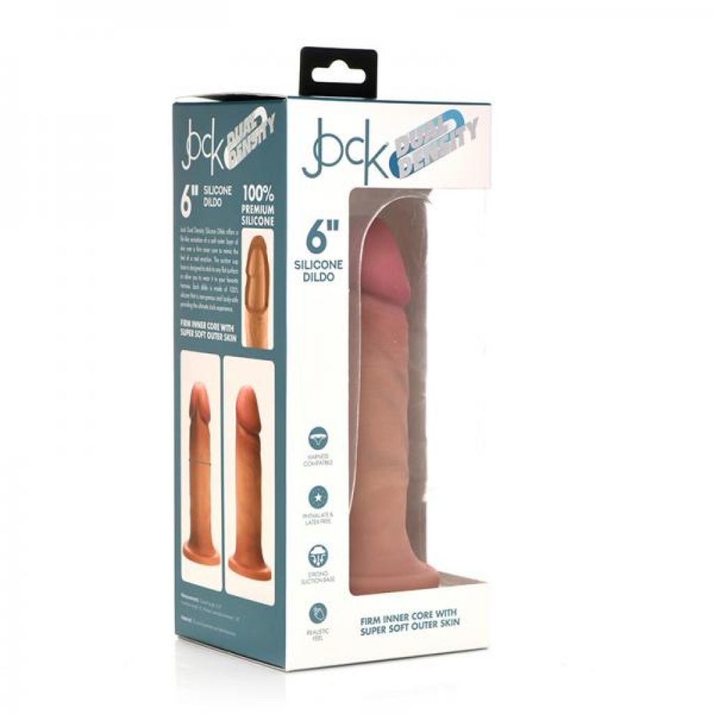 Jock Dual Density Silicone Dildo 6in