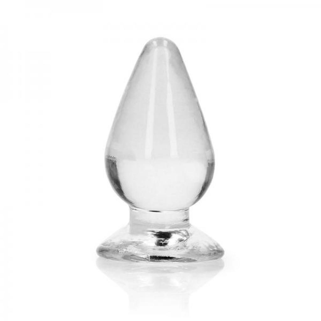 Realrock Crystal Clear 3.5 In. Anal Plug - Clear