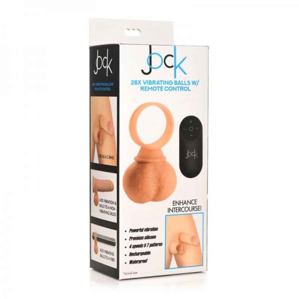 Jock 28x Vibrating Silicone Balls in Large