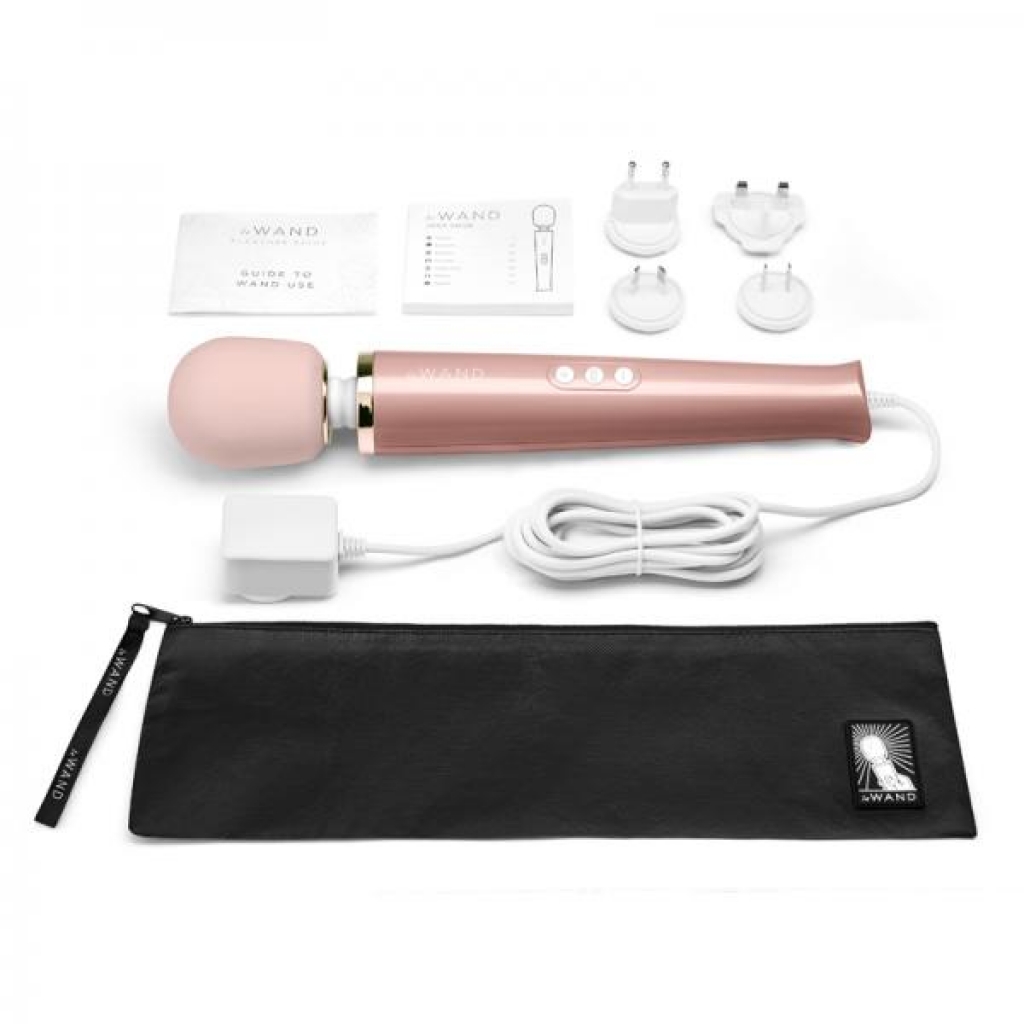 Le Wand Powerful Plug-in Vibrating Massager - Rose Gold