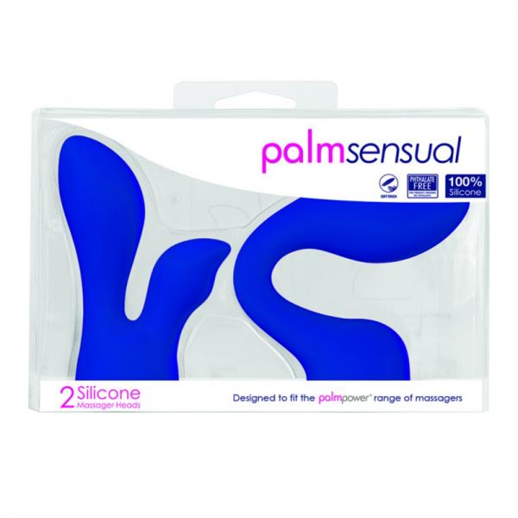 Palmpower Palmsensual Attachments - 2-Piece Silicone Massager Heads