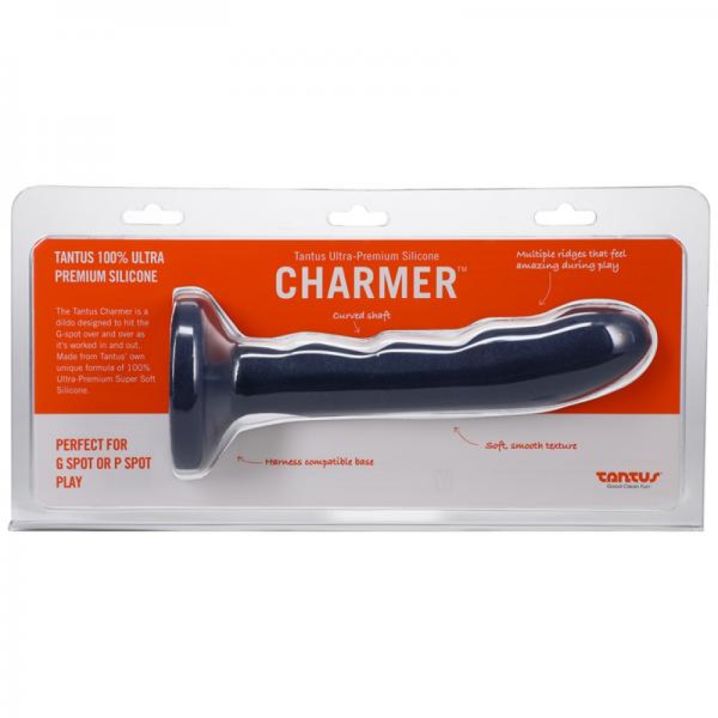 Tantus Charmer 8-Inch G-Spot Dildo Sapphire