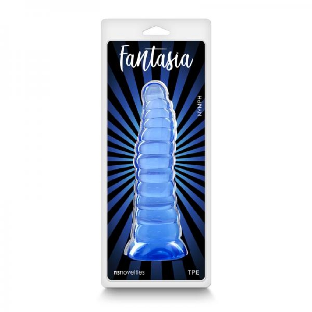 Fantasia Nymph Jelly Dildo - Blue