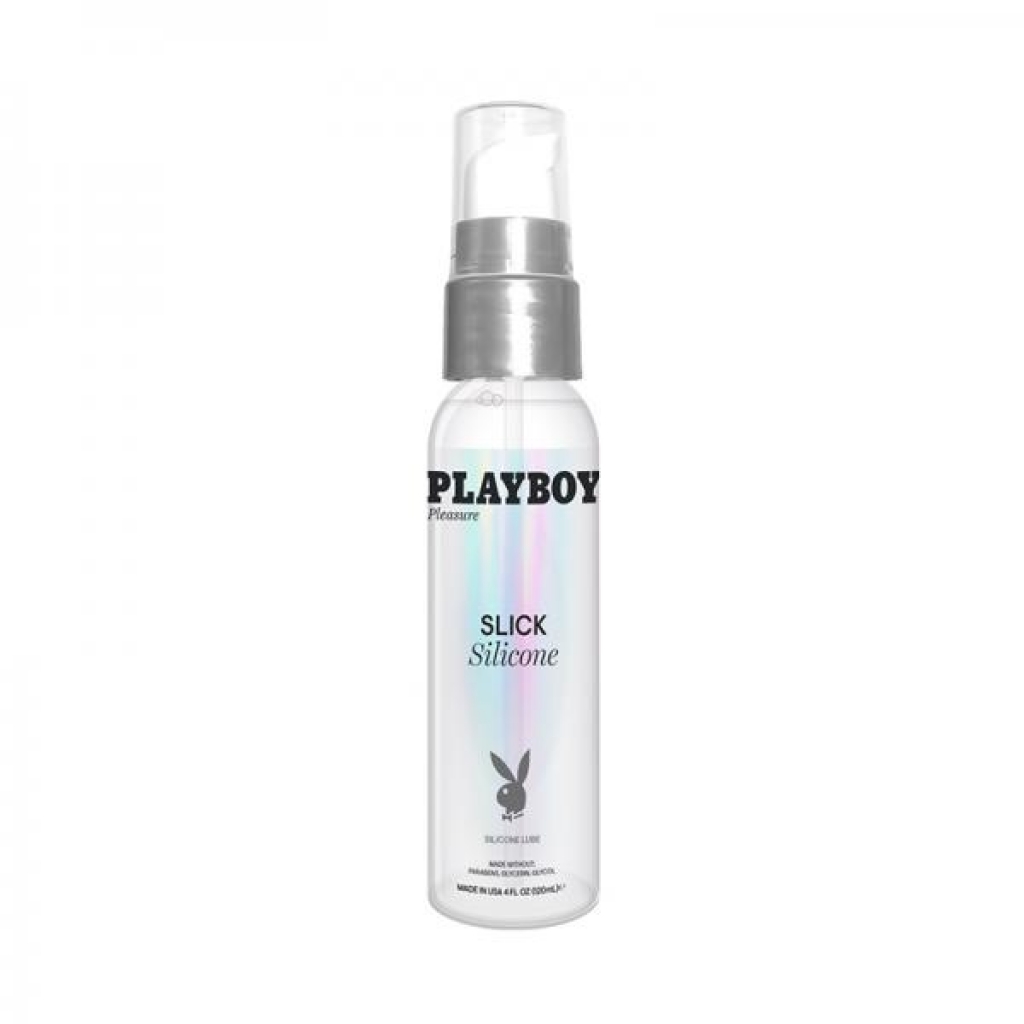 Playboy Slick Silicone Lubricant - 4 Oz.