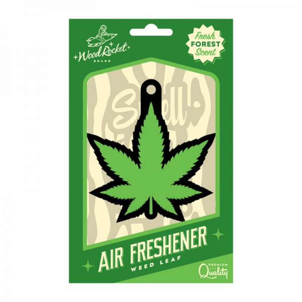 Wood Rocket Air Freshener - Green Leaf