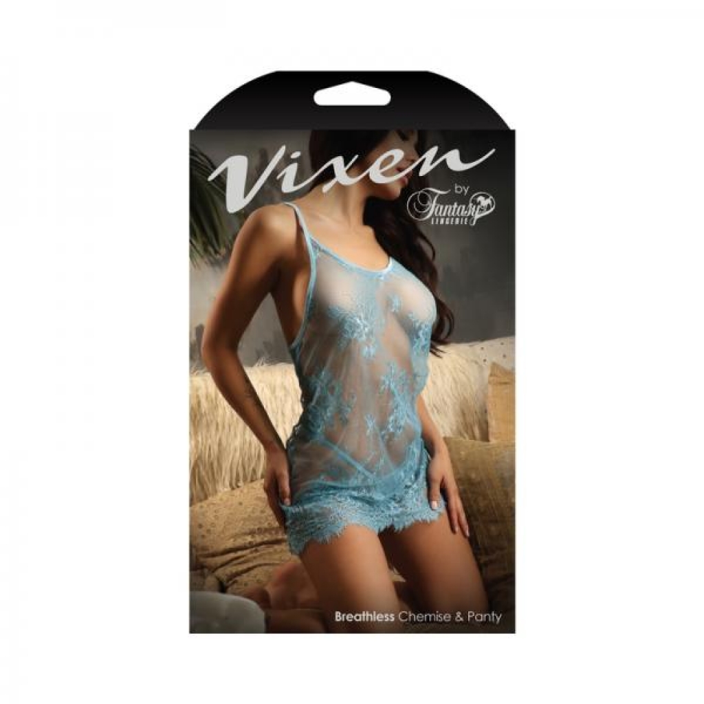 Fantasy Lingerie Vixen Breathless Lace Chemise & G-string Set