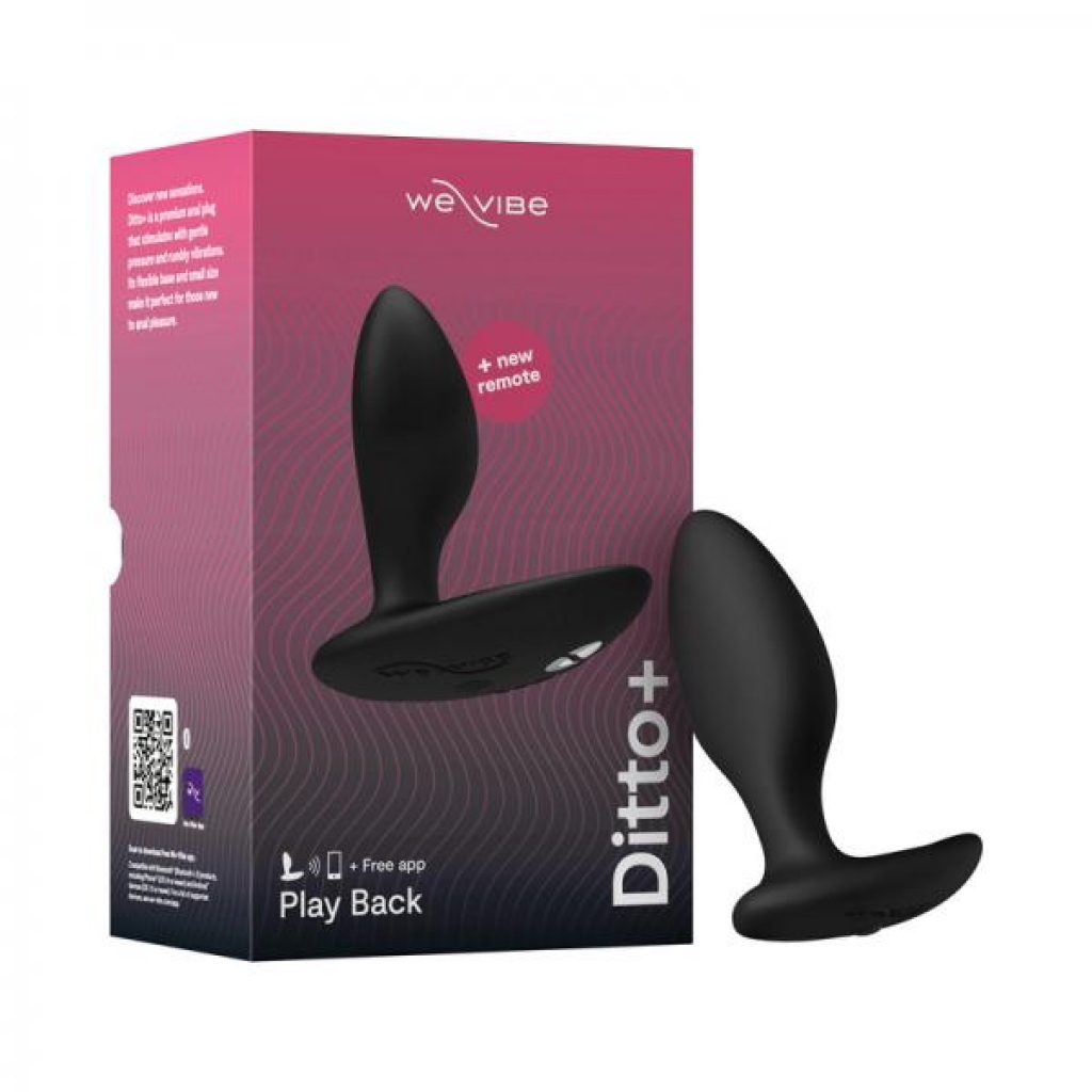 We-Vibe Ditto+ Rechargeable Remote-Controlled Silicone Anal Plug