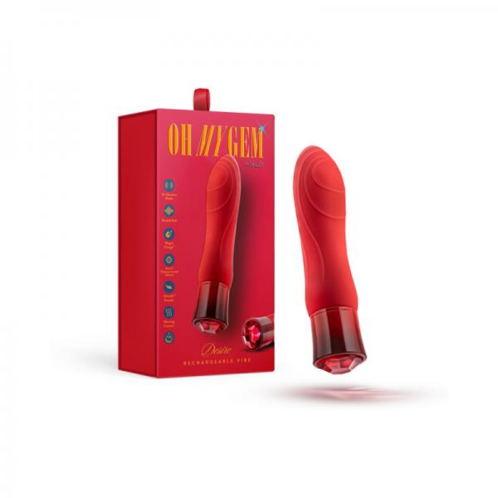 Oh My Gem Desire Garnet Vibrator