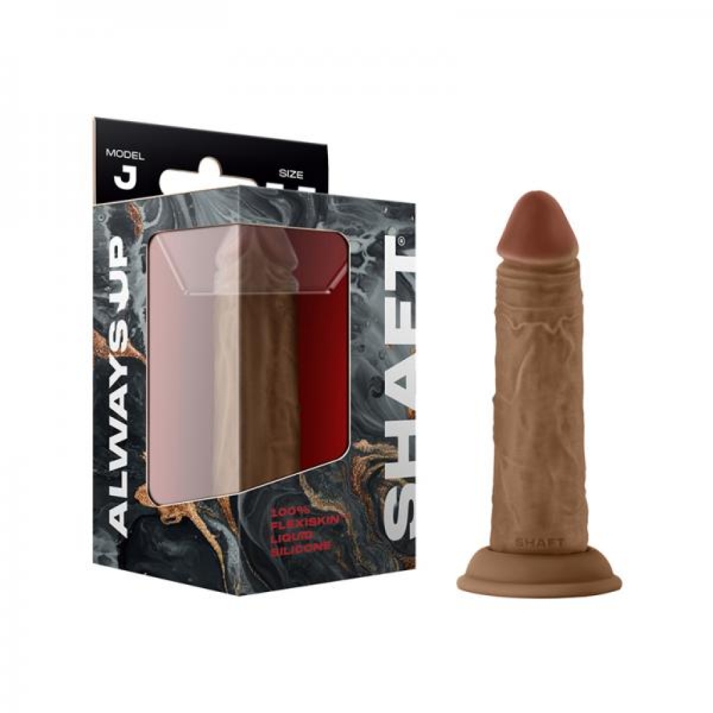 Shaft Model J Liquid Silicone Dildo - Oak