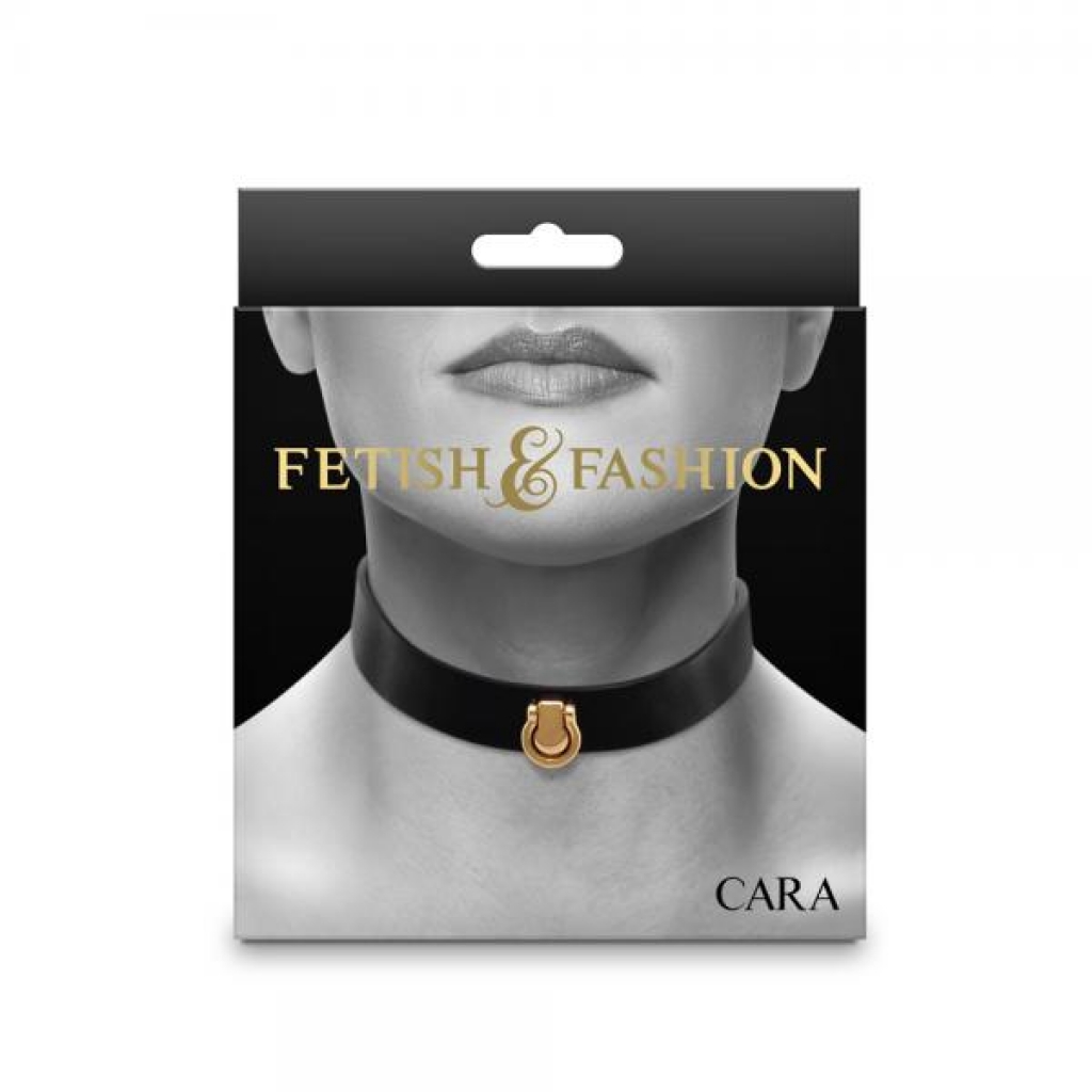 Fetish & Fashion Cara Adjustable Collar - Black