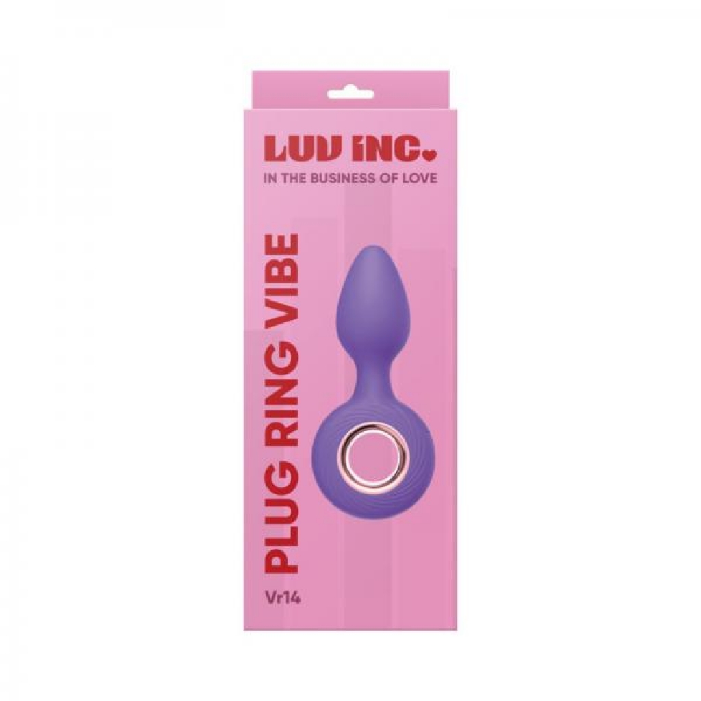 Luv Inc VR14 Plug Ring Vibrator - Purple