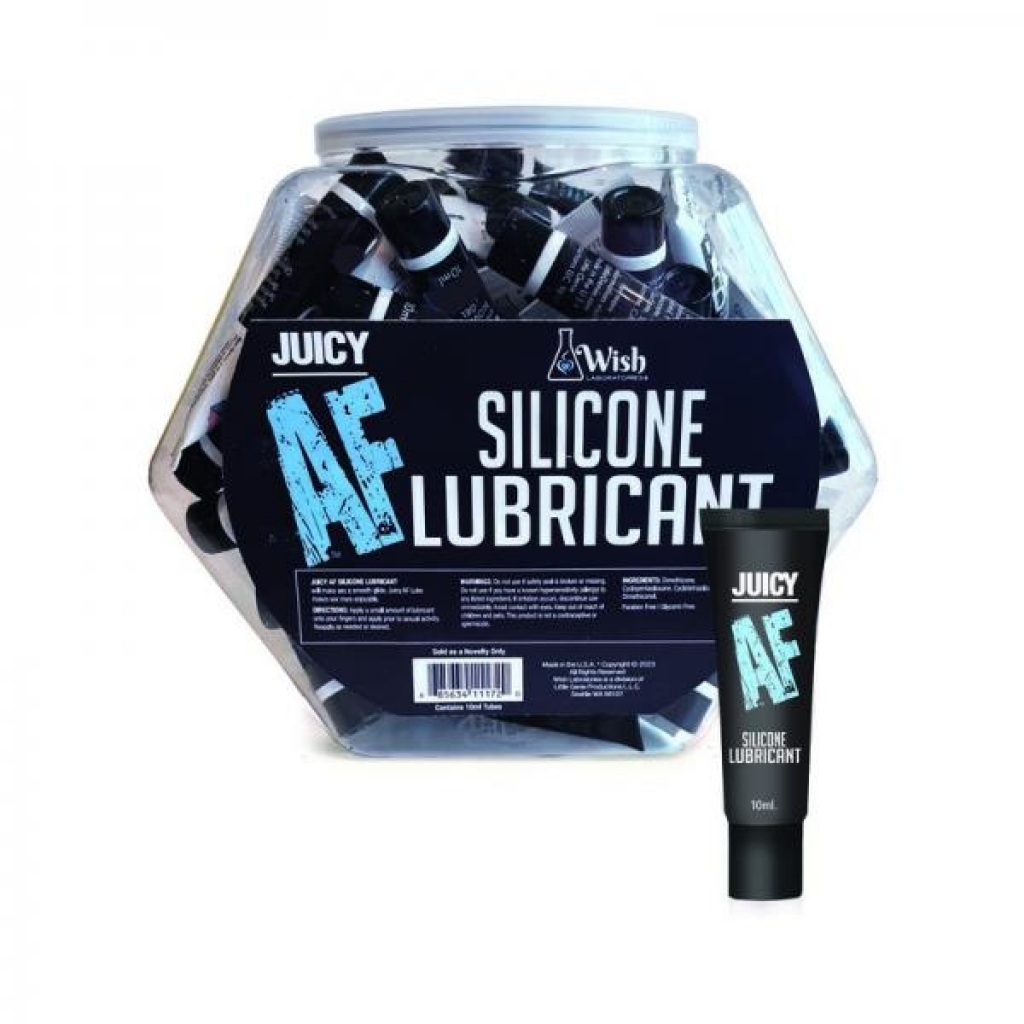 Juicy AF Silicone Lubricant - 10ml Pack of 65