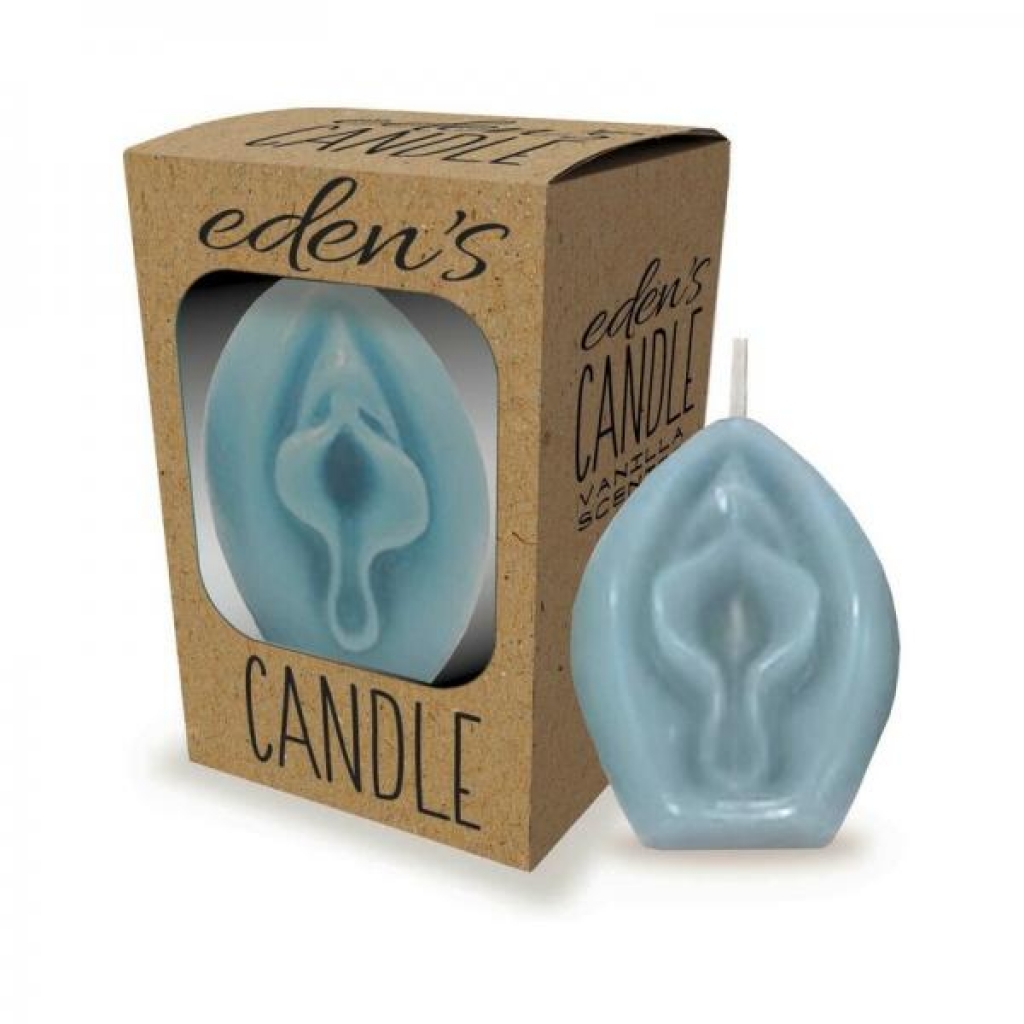 Eden’s Exquisite Vanilla Scented Vagina Candle - Blue