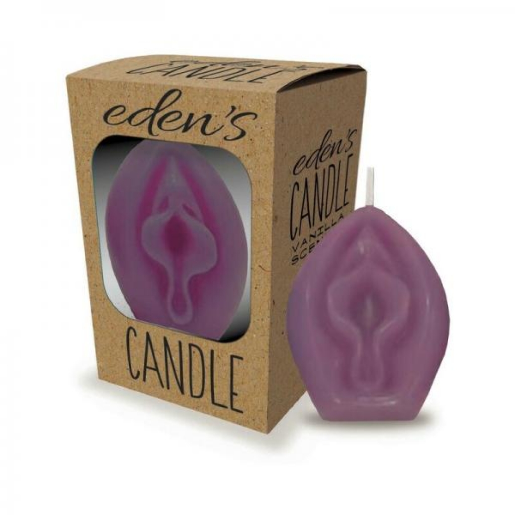 Eden's Vagina Candle - Eggplant