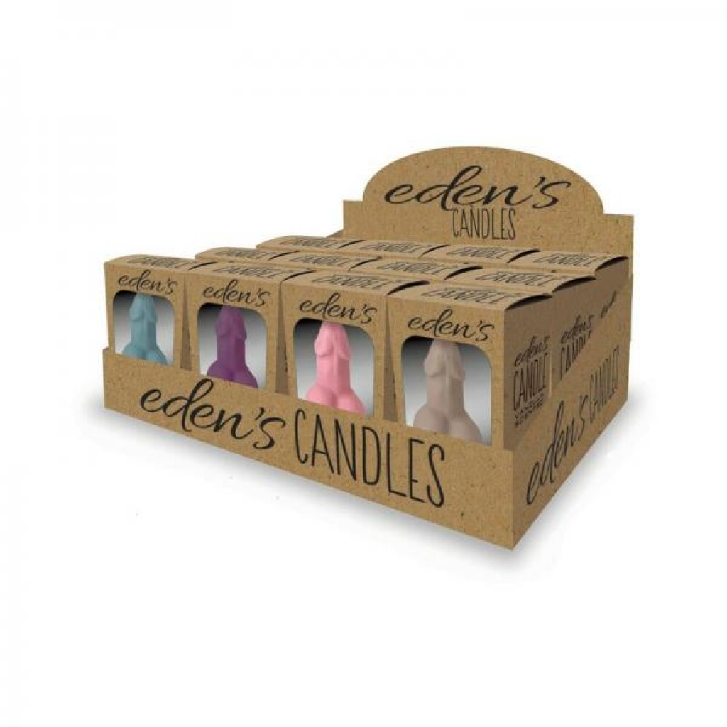 Eden's Penis Candles - 12-piece Display