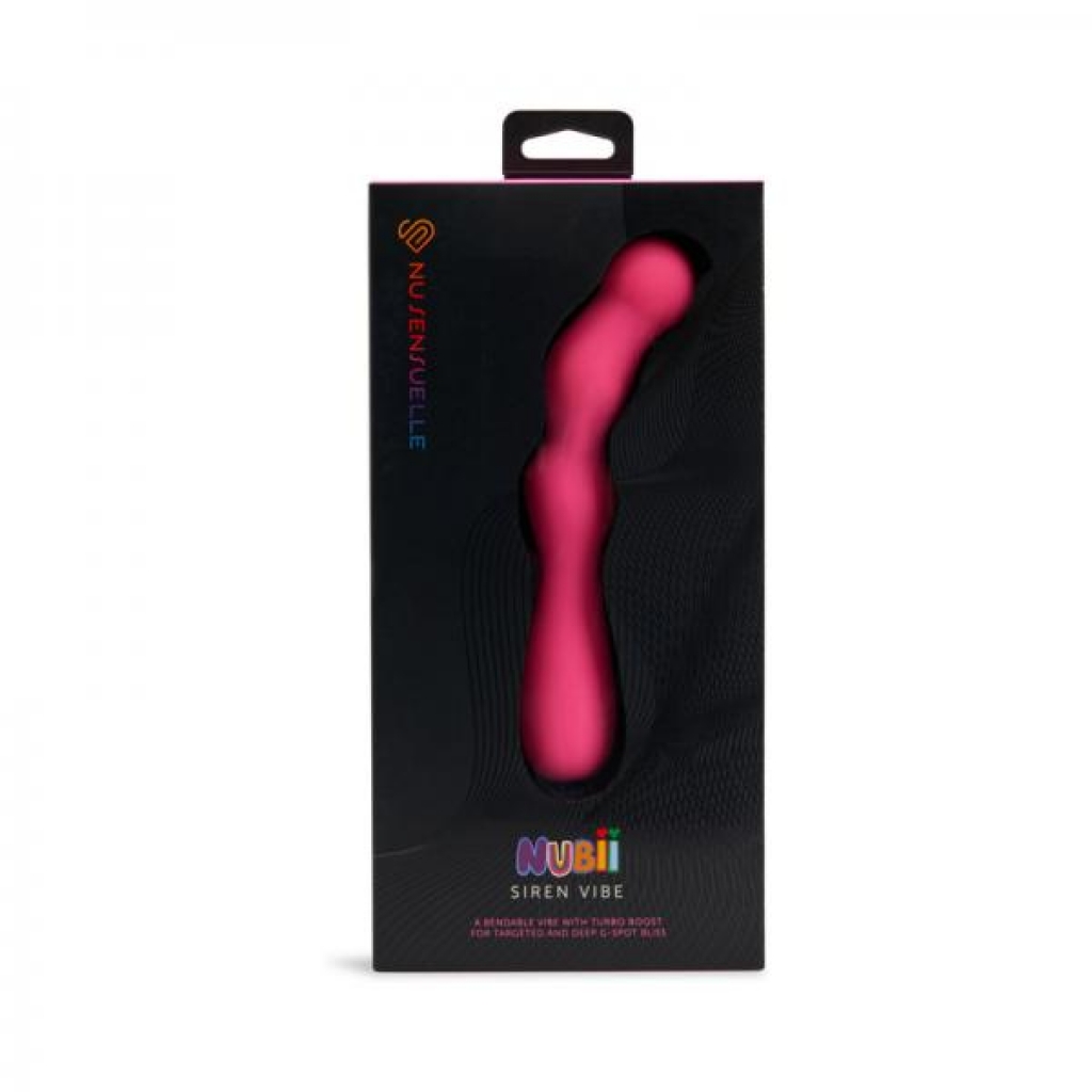 Nu Sensuelle Siren Nubii G-spot Vibe W/ Hinge Pink