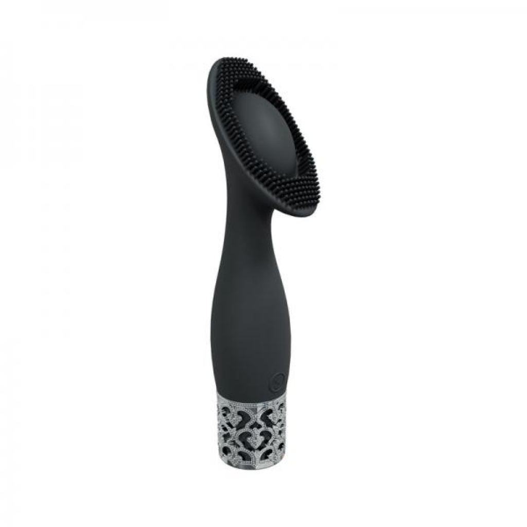 Royal Gems Duchess Silicone Rechargeable Vibrator - Black