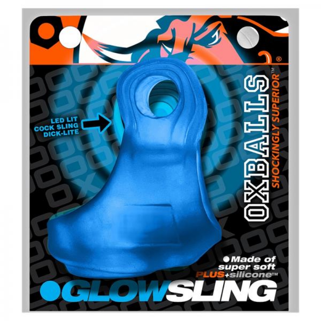 Oxballs Glowsling Cocksling - LED Blue Ice