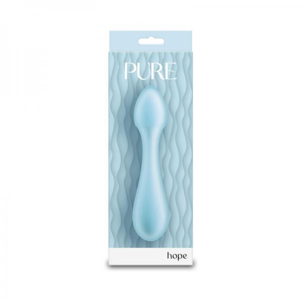 Pure Hope Vibrating Wand - Blue