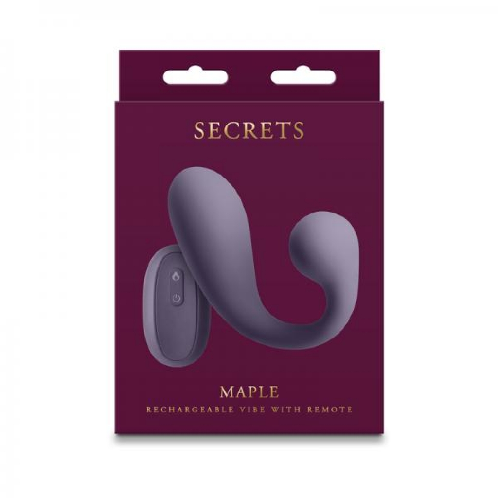 Secrets Maple Insertable Warming Vibe with Remote - Gray