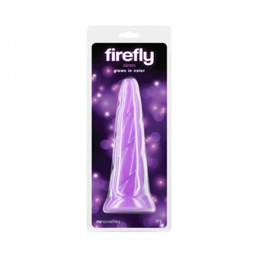 Firefly Siren - Glow-in-the-Dark Dildo - Purple