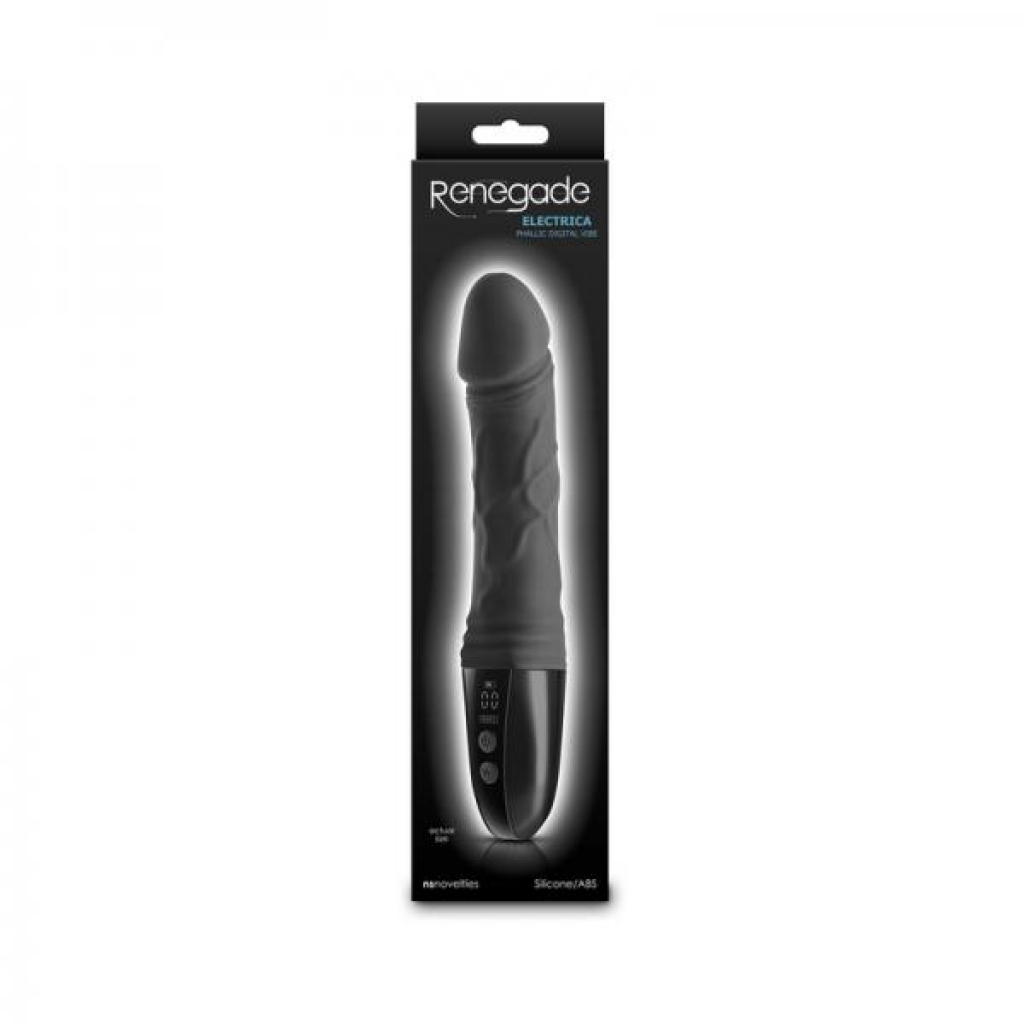 Renegade Electrica Phallic Digital Vibe - Black