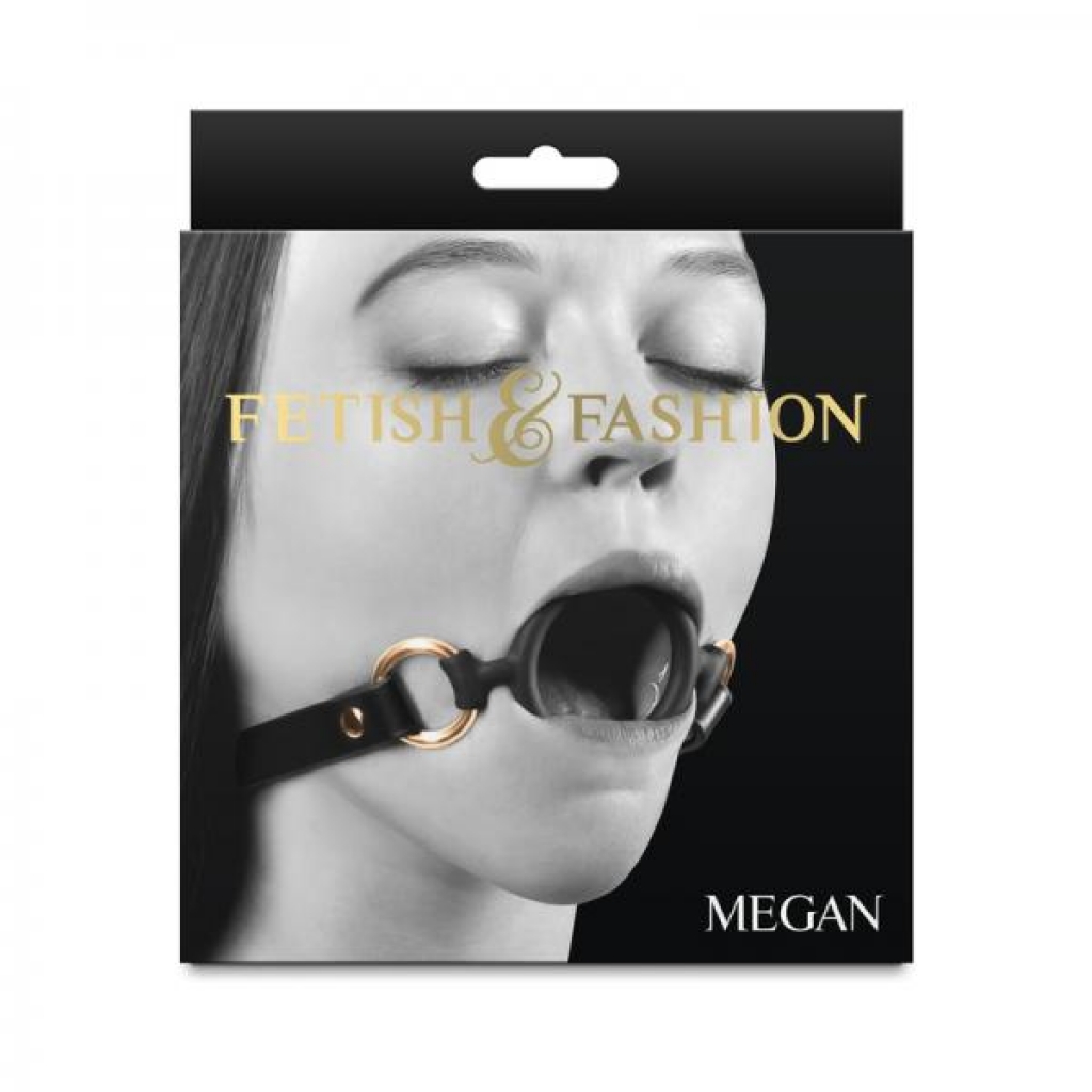 Fetish & Fashion Megan Ring Gag - Black