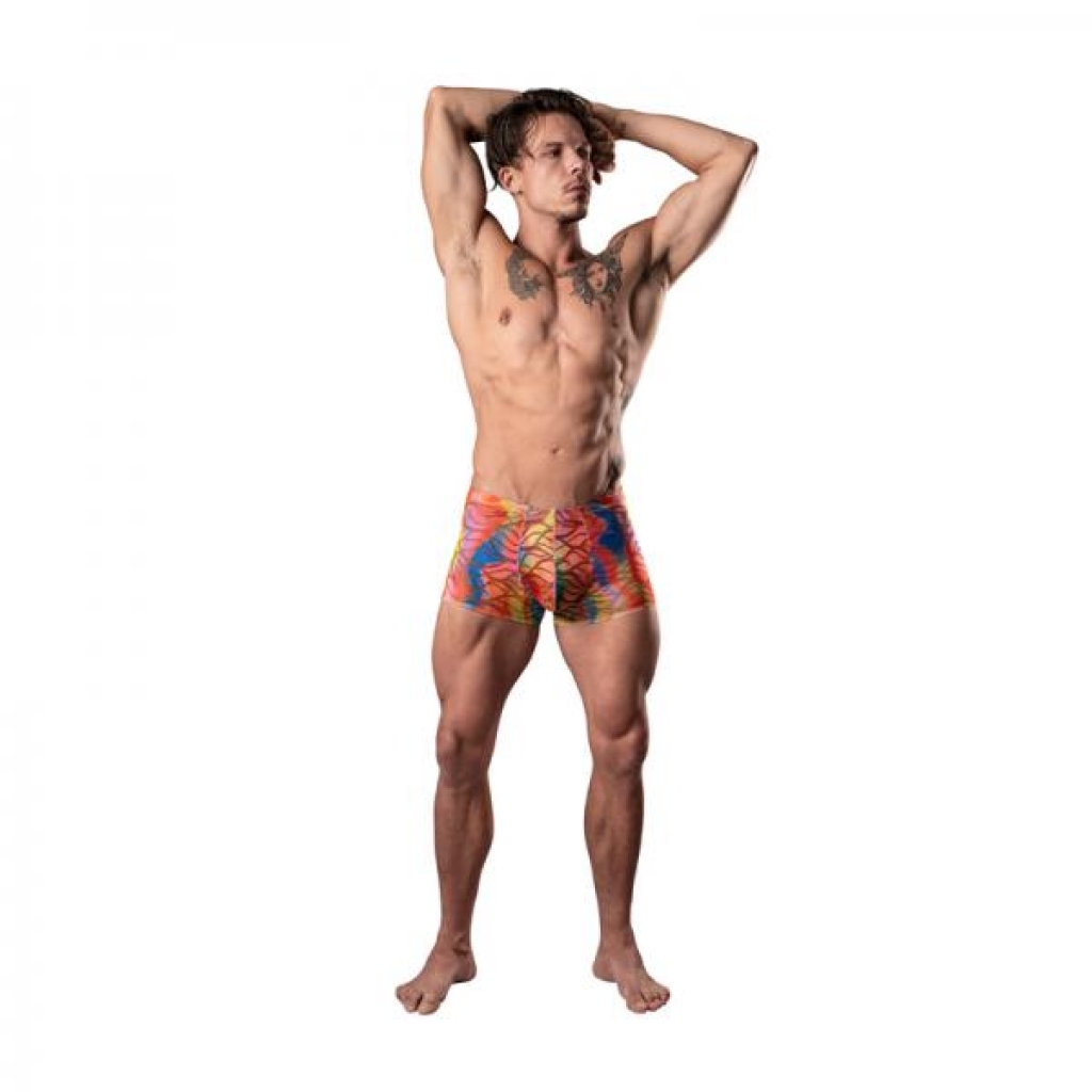 Male Power Your Lace or Mine Pouch Short - Multicolor