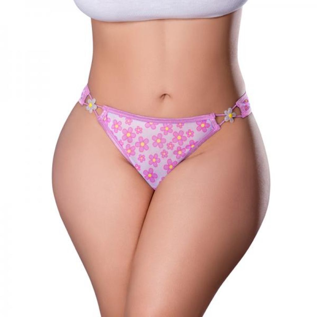 Magic Silk Daisy Tanga - Queen Size