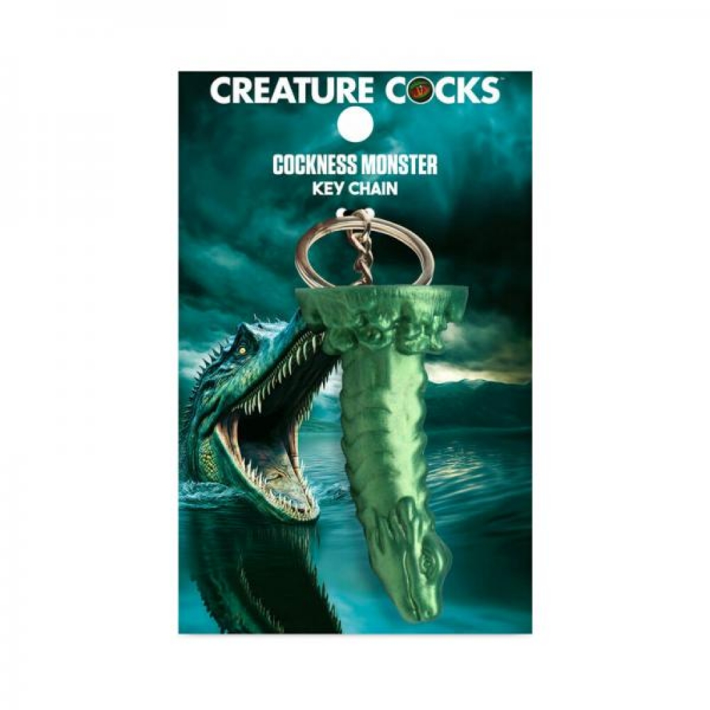 Creature Cocks Cockness Monster Silicone Keychain