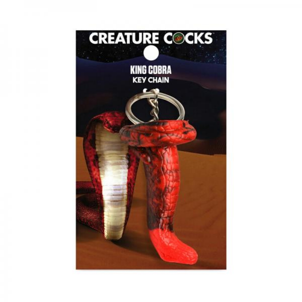 Creature Cocks King Cobra Silicone Keychain - Kinky Accessory