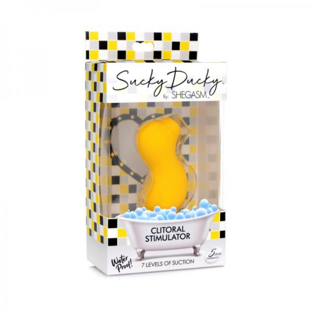 Shegasm Sucky Ducky Clitoral Stimulator - Yellow