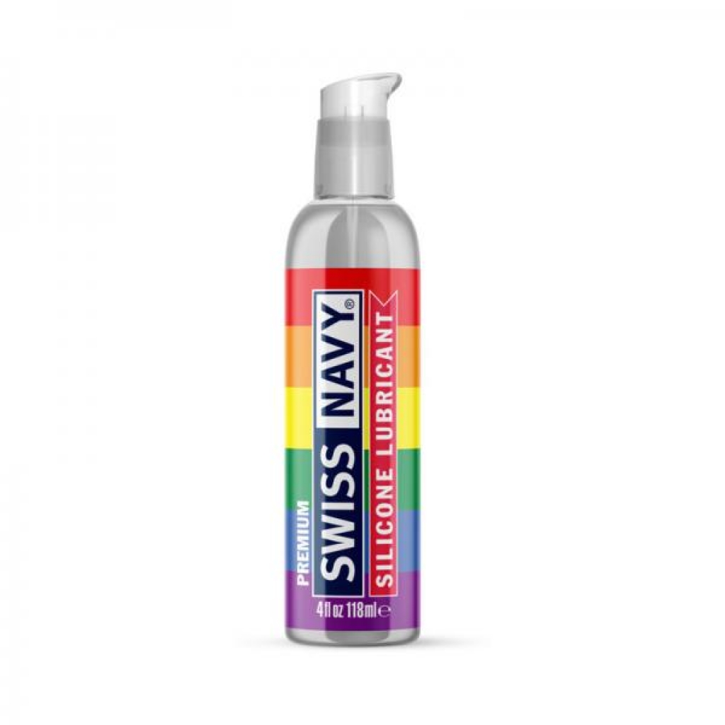 Swiss Navy Premium Silicone Pride Lubricant 4 Oz.