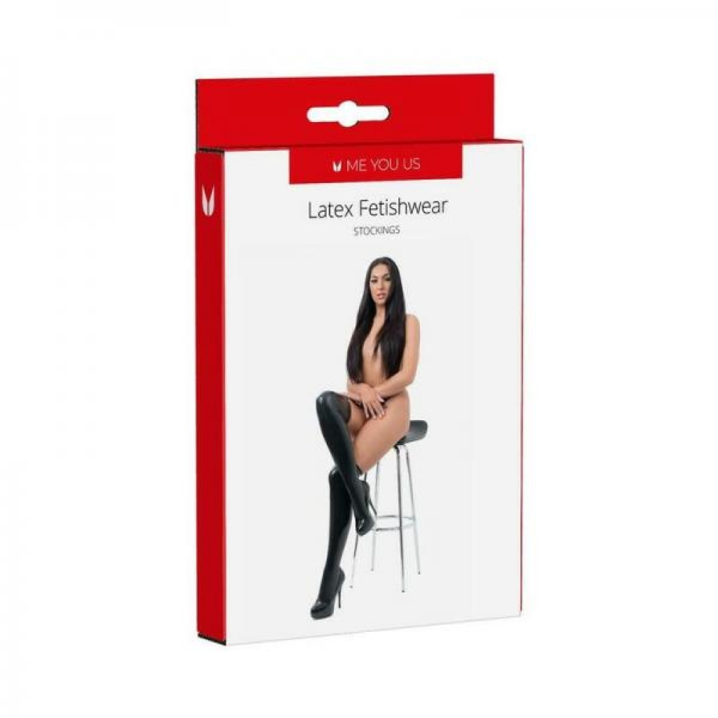 Me You Us Latex Stockings Large