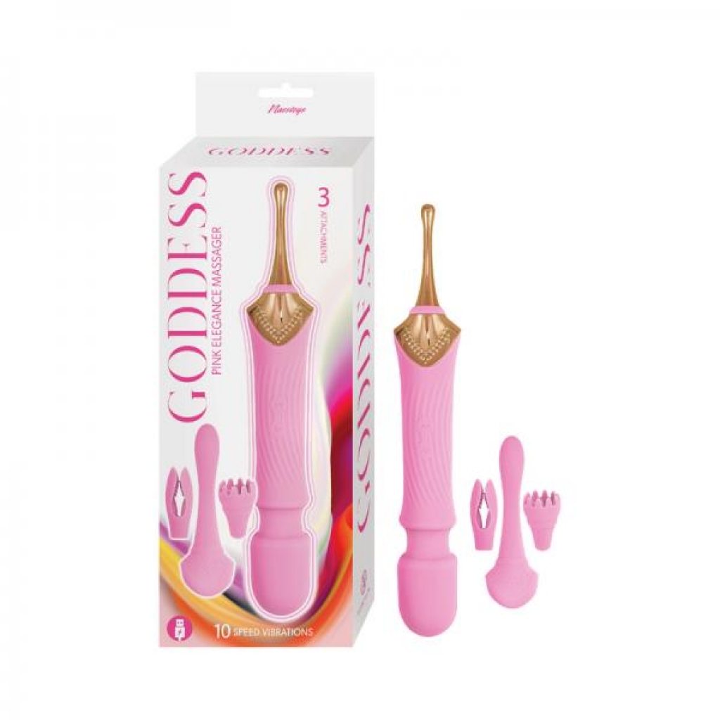 Goddess Pink Elegance Massager - Pink