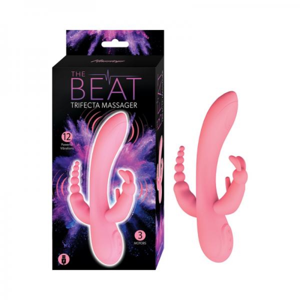 The Beat Trifecta Massager - Pink