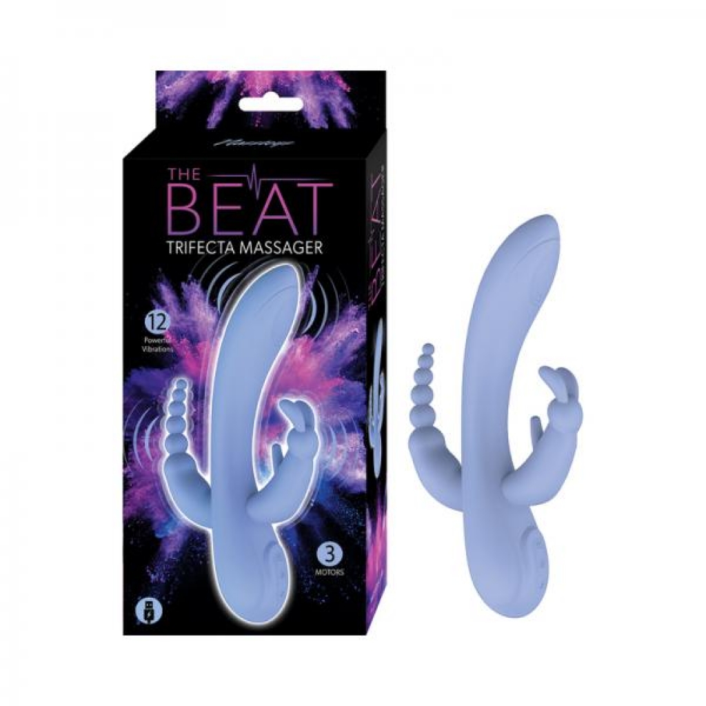 The Beat Trifecta Massager - Discreet Violet Powerhouse