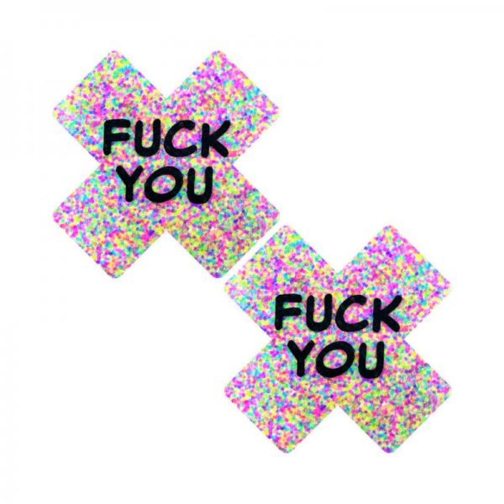 Neva Nude F*ck You Sprankles 3D Neon Pasties