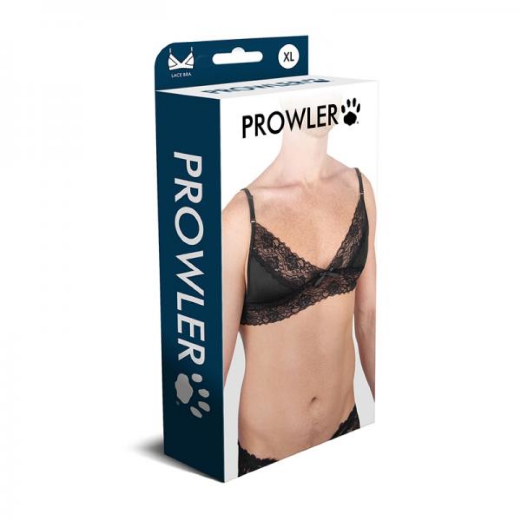 Luxurious Prowler Lace Bra in Black