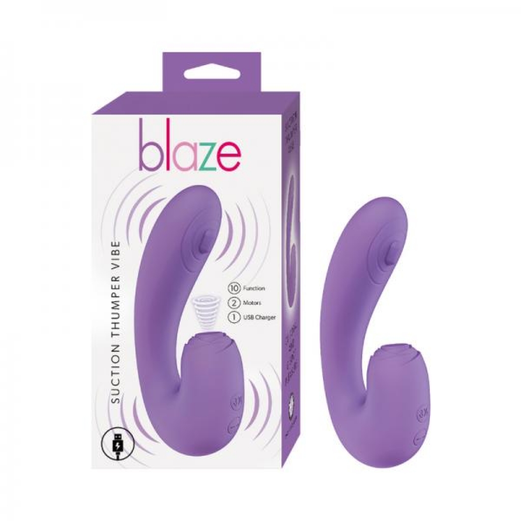 Blaze Suction Thumper Vibe Lavender