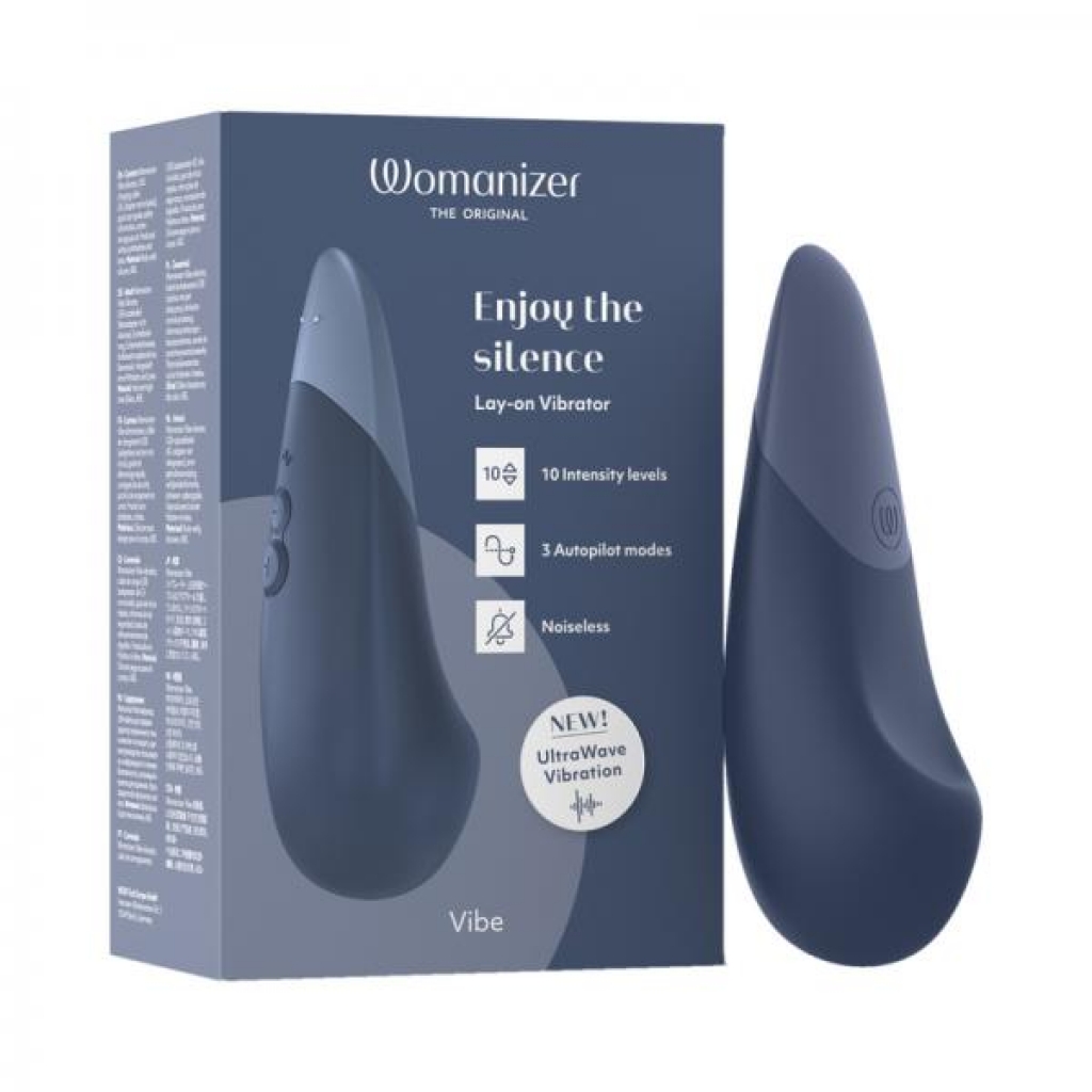 Womanizer Vibe Dark Blue - Innovative Vibrator with UltraWave Technology