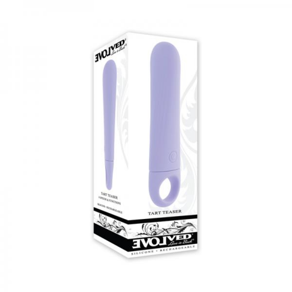 Evolved Tart Teaser Rechargeable Vibrating Vibe - Silicone Purple