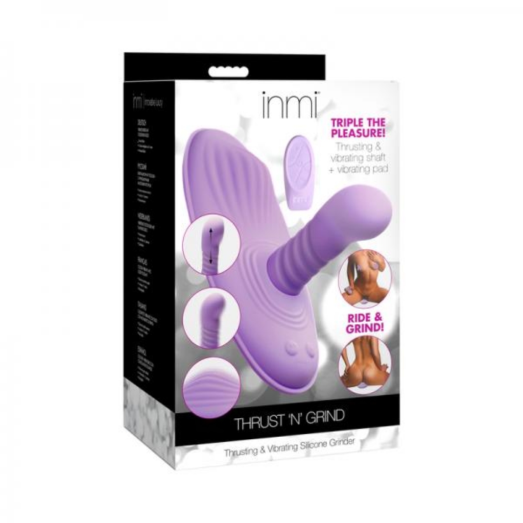 Inmi Thrust 'n' Grind Thrusting & Vibrating with Remote Silicone Grinder